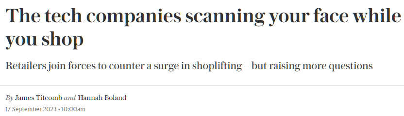The tech companies scanning your face while you shop