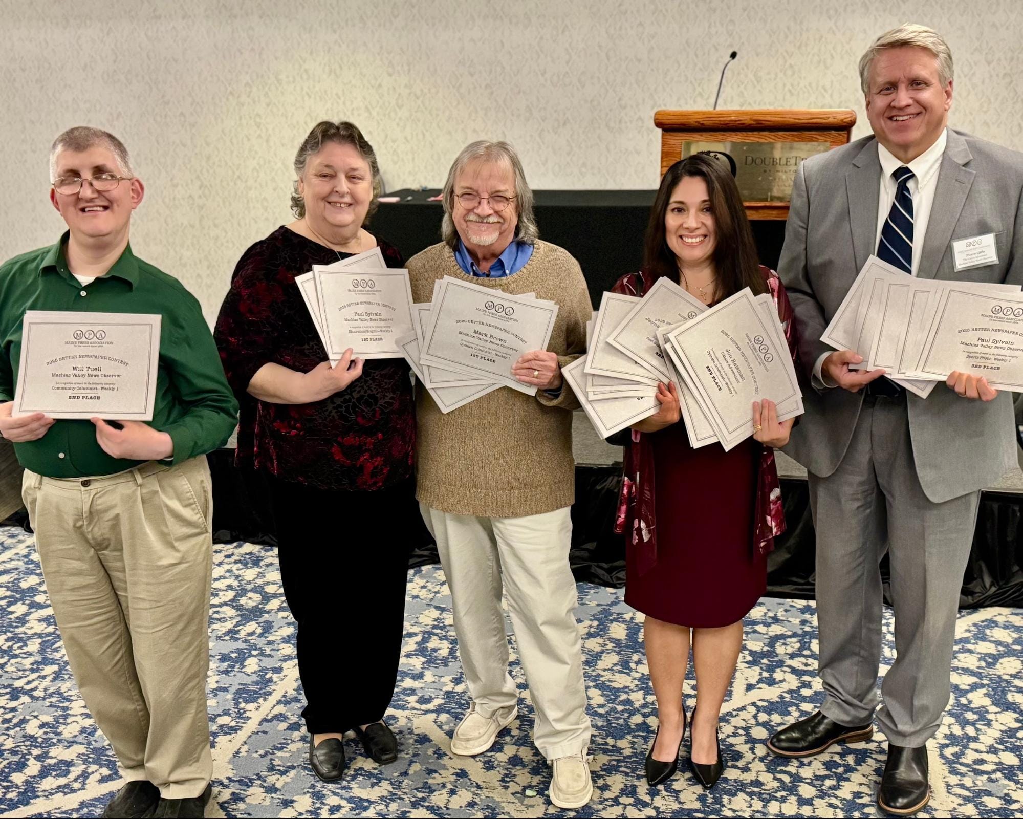 Machias Valley News Observer, Calais Advertiser  Win 47 Awards in ‘Best Newspaper’ Contest