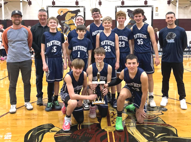 Undefeated Elm Street Panthers Roll to Washington County Jr. High Basketball Championship