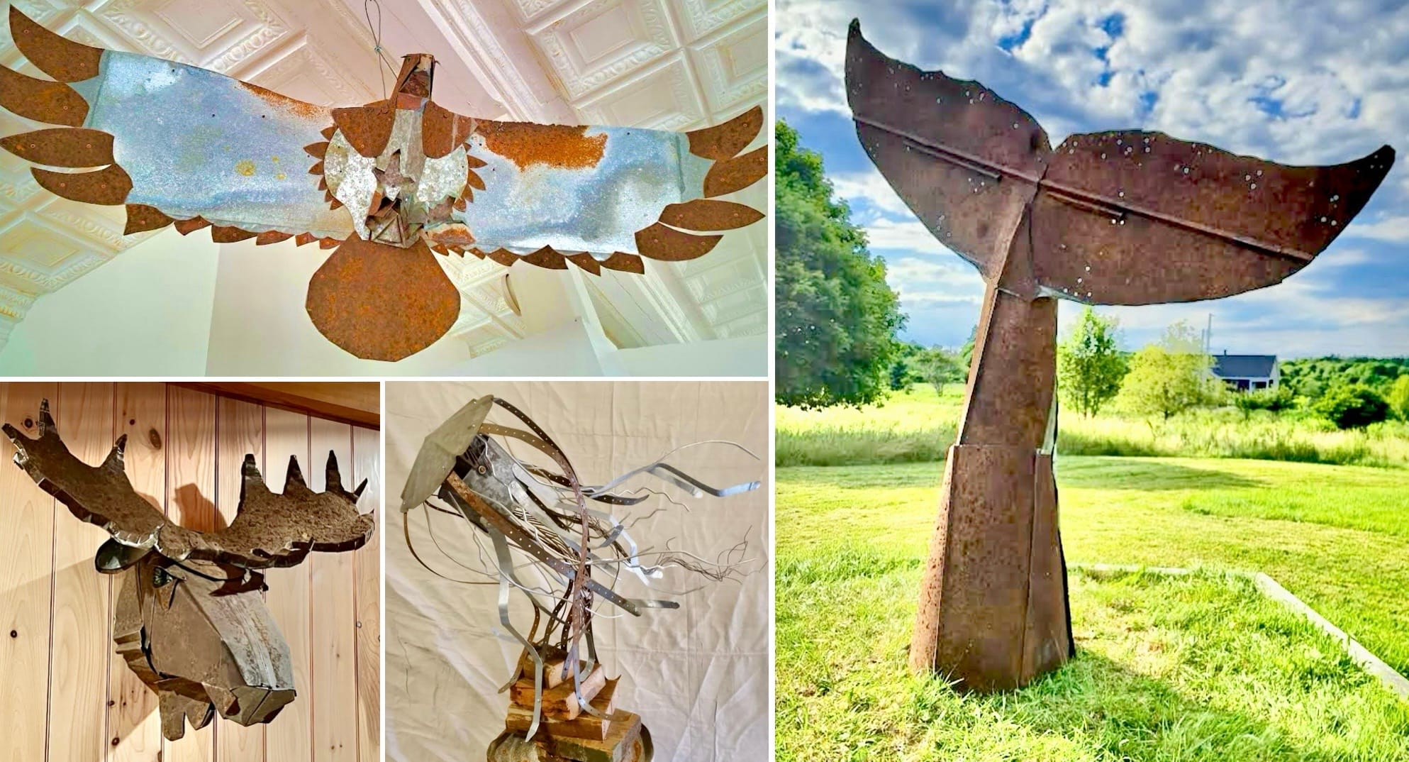 Machias Arts Council Announces May Artist of the Month: Metal Sculptor Dave Ross