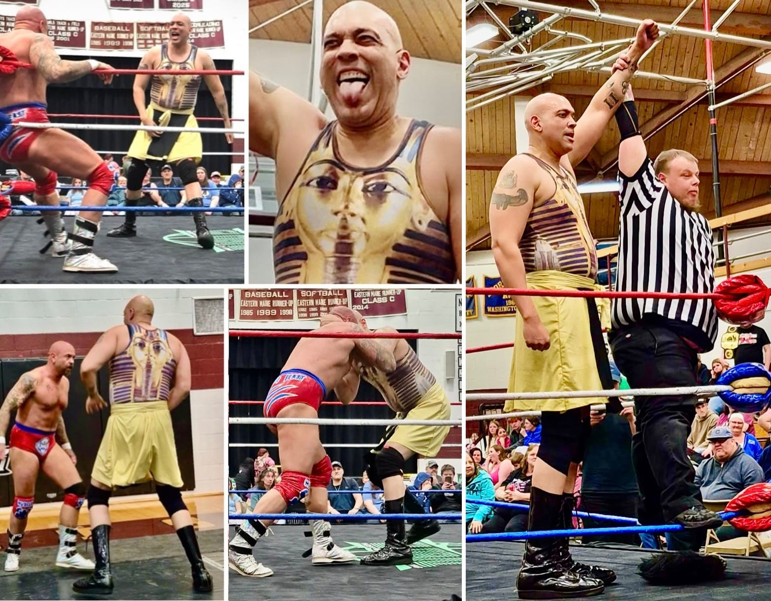 ‘Maine Icon’ Entertains Hometown Wrestling Fans