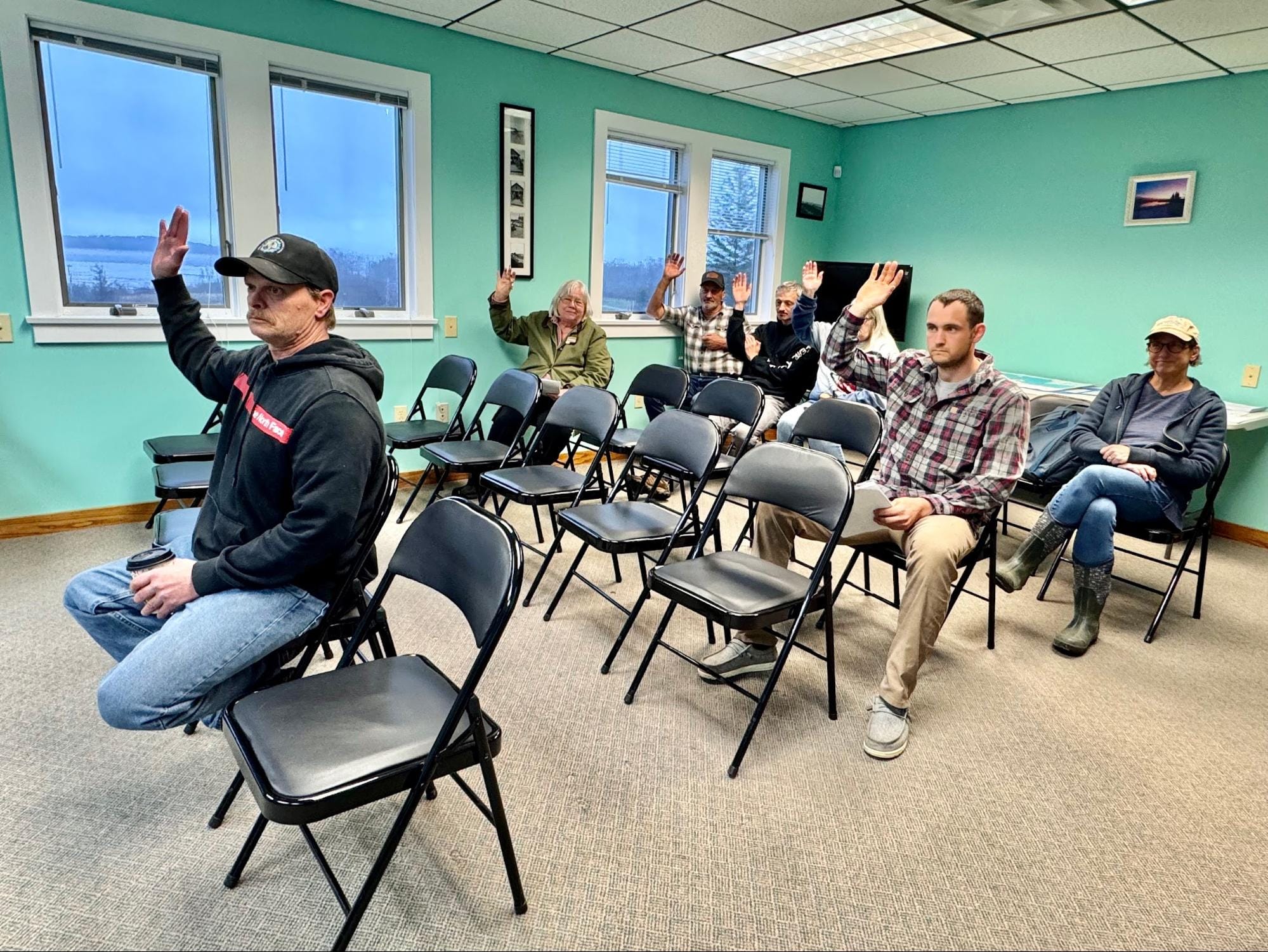A Half-Dozen Machiasport Residents Vote to Enact Newly Revised Clam Ordinance