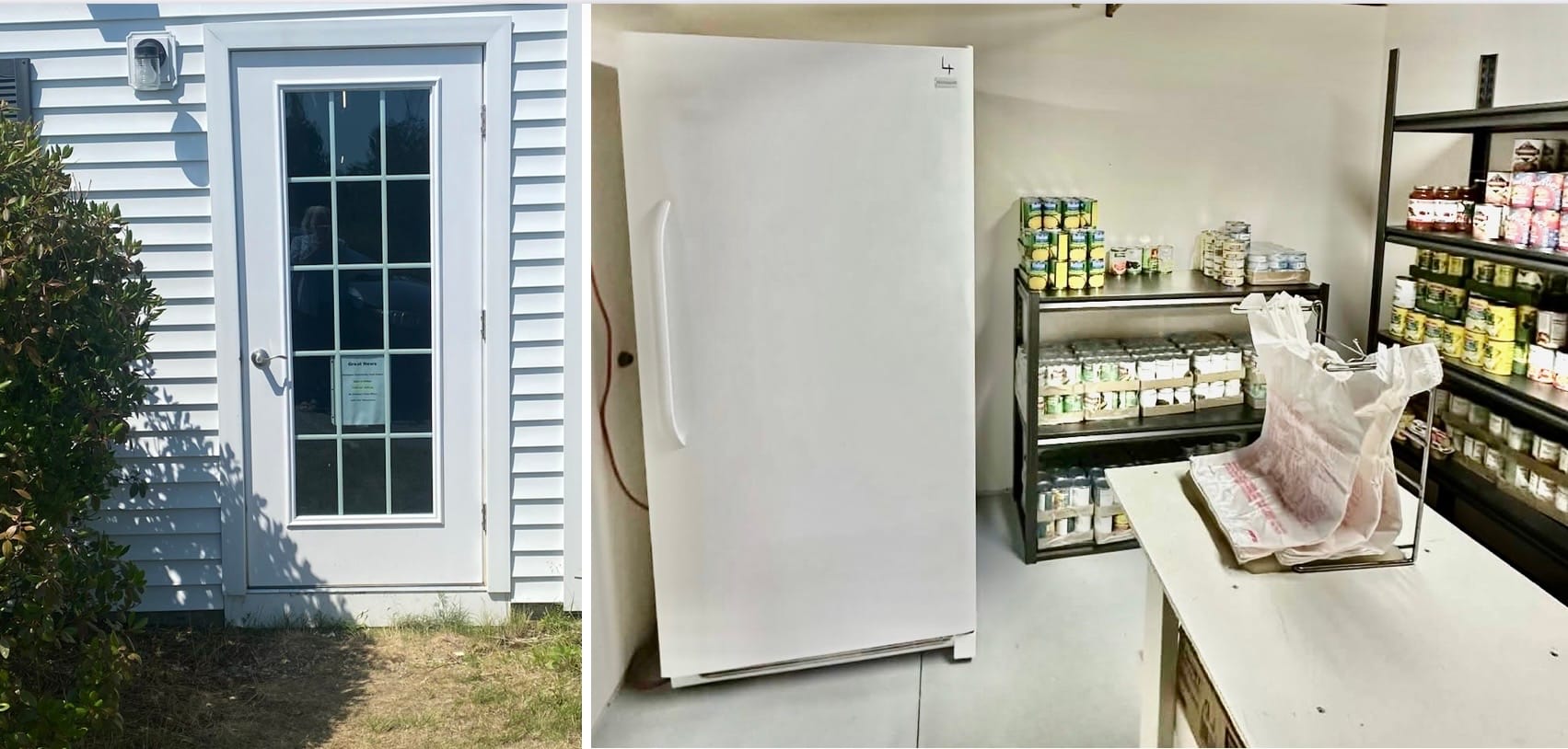 Community Food Pantry Moves to Arnold Memorial Medical Center Basement