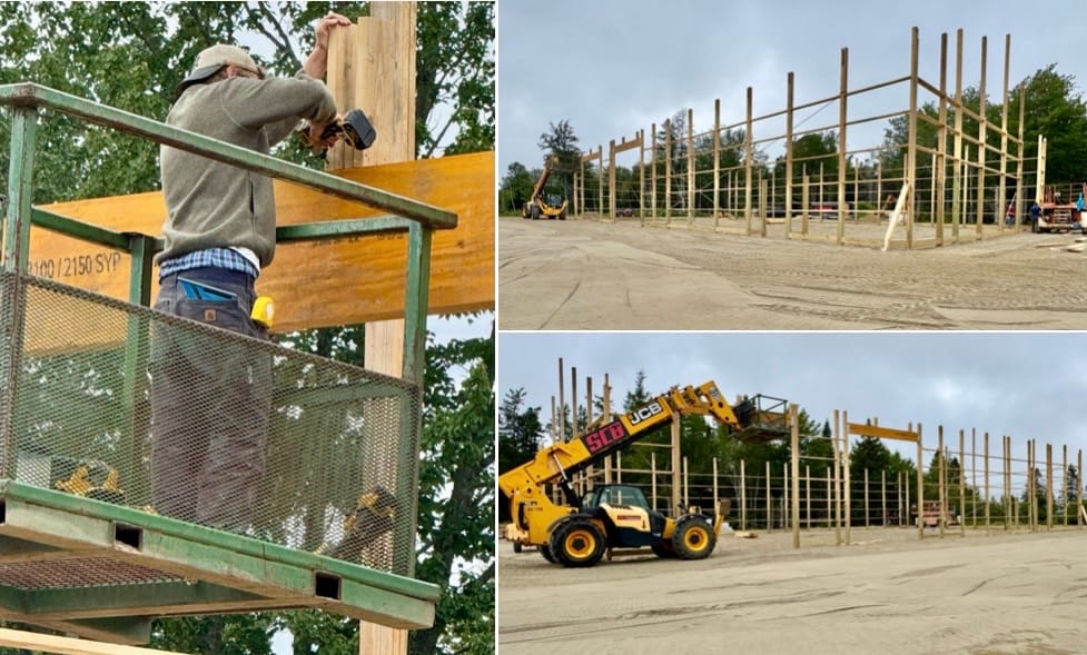 Work Continues on Machiasport’s New Town Garage
