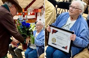 Valdine Atwood Receives Spirit of America Award at Poorly Attended Machias Town Meeting