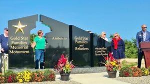 Maine’s First Gold Star Families Monument Unveiled in Columbia Falls Ceremony
