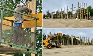 Work Continues on Machiasport’s New Town Garage