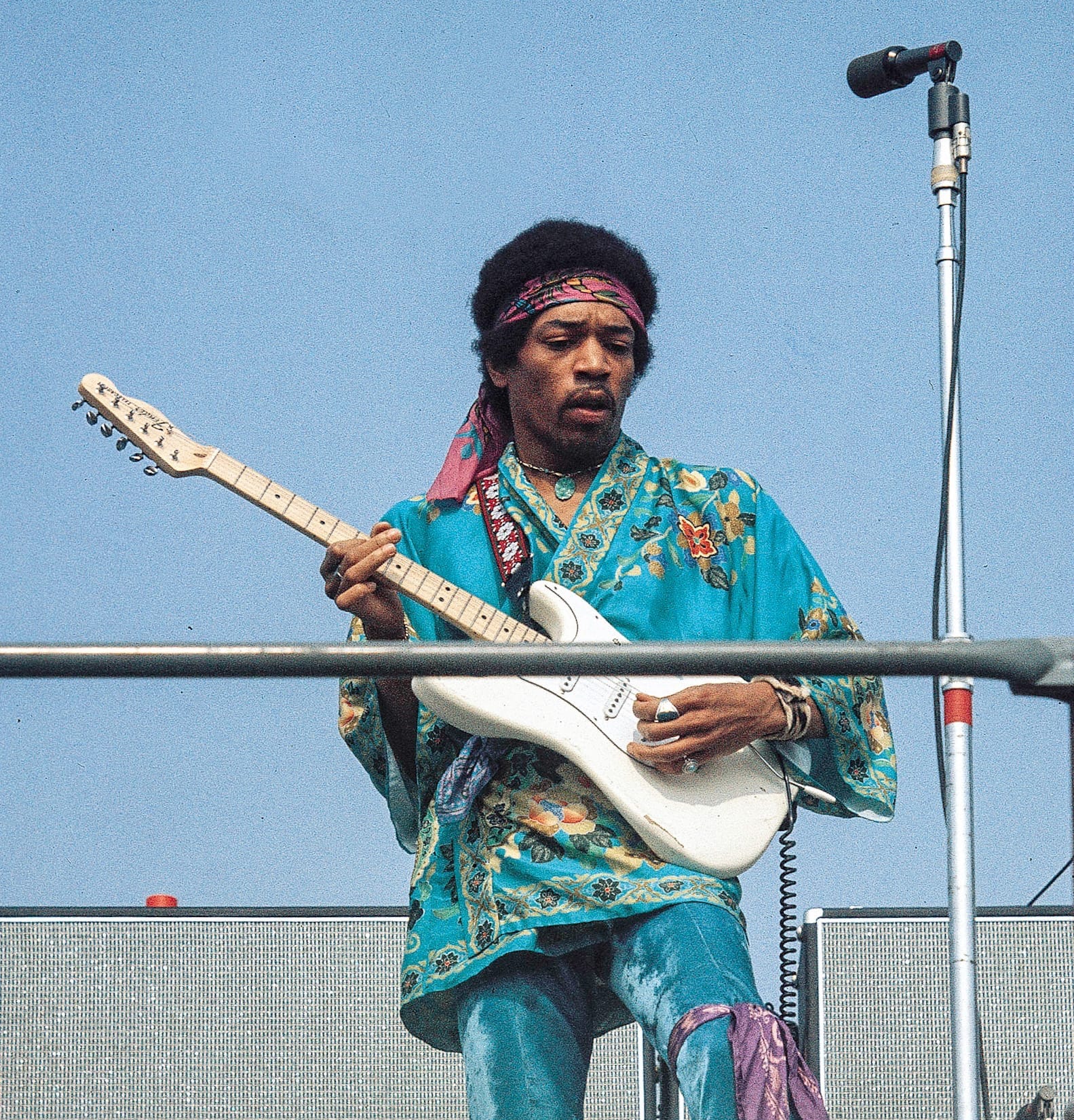 Photo of Hendrix at Newport Pop Festival used with permission by Kevin C. Goff
