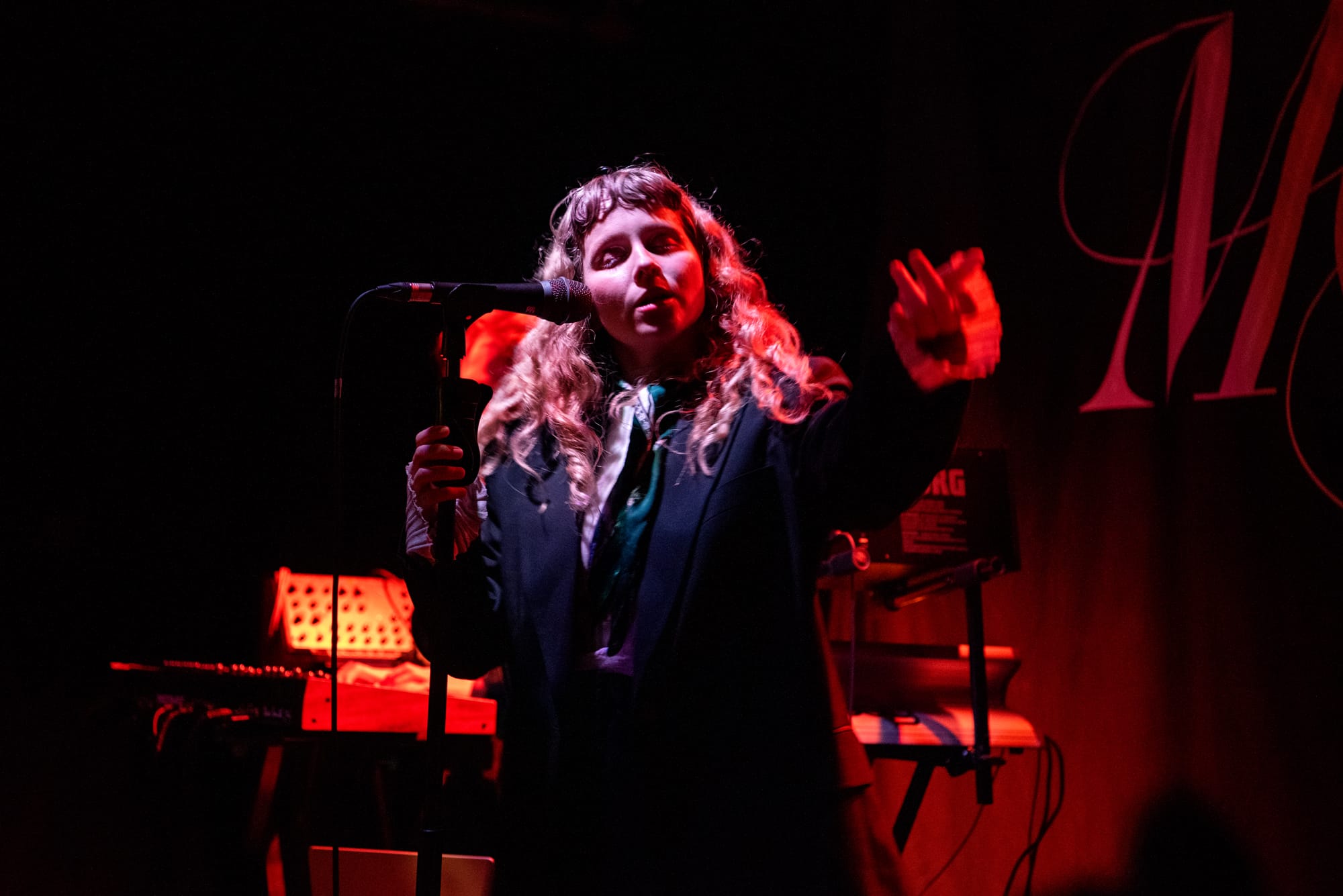 Moyka on stage in Zurich.