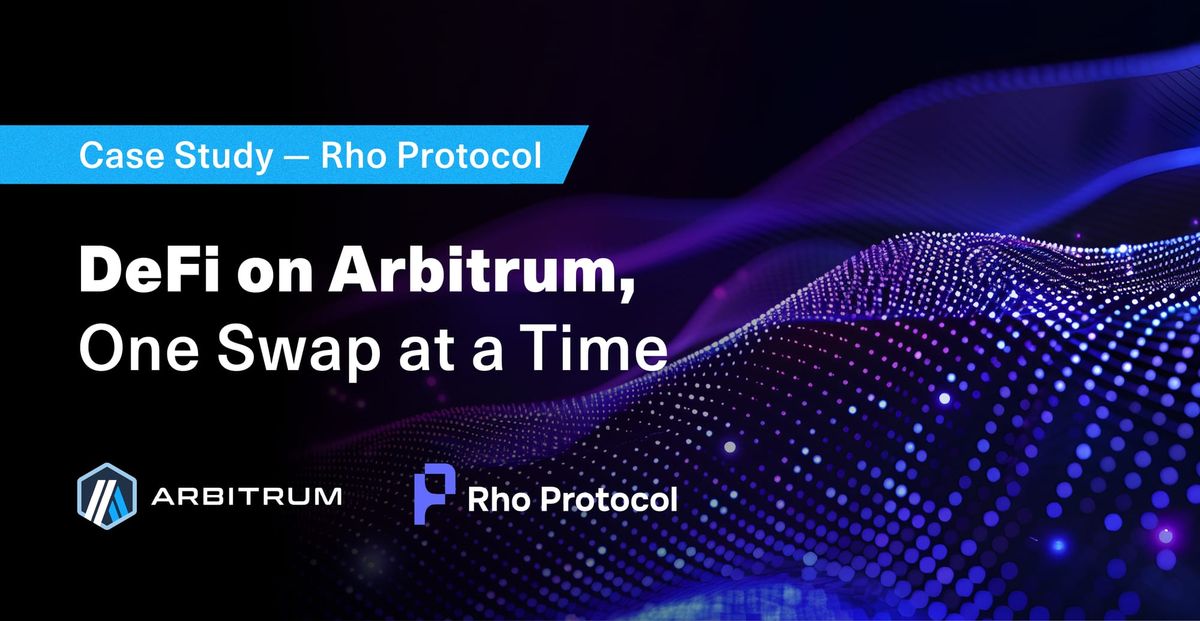 Rho Brings Interest Rate Derivatives to DeFi on Arbitrum, One Swap at a Time