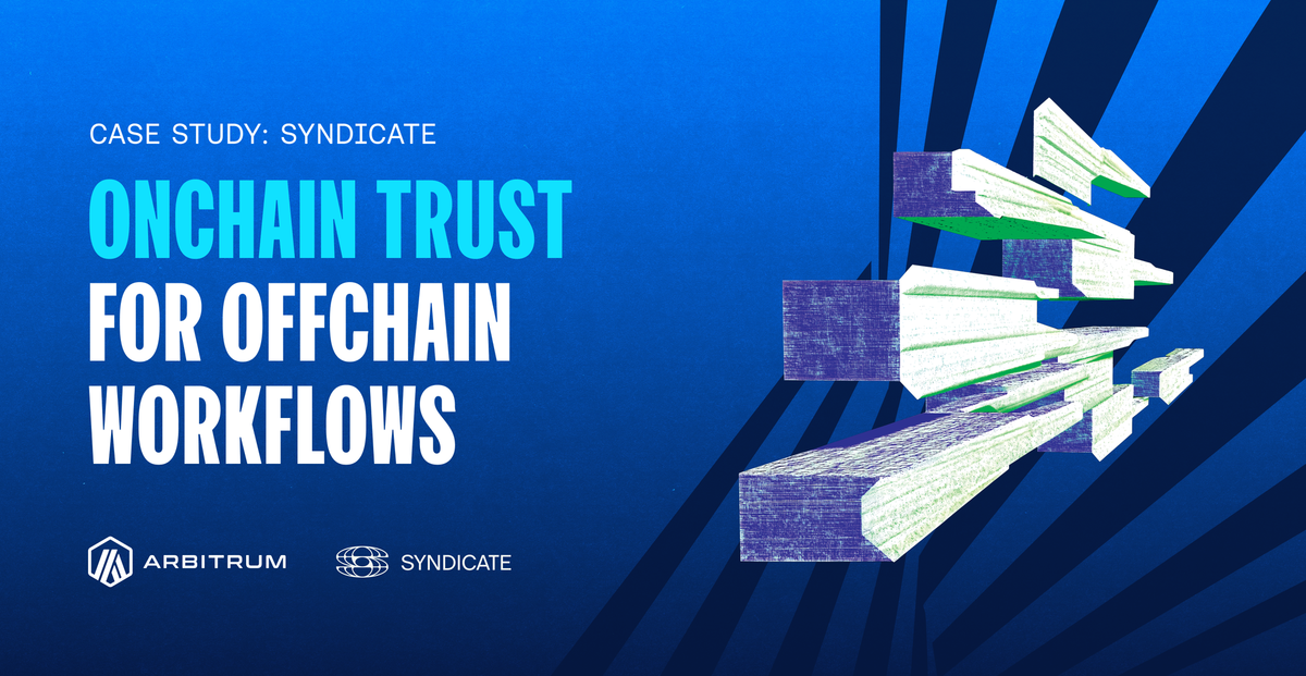Onchain Trust for Offchain Workflows