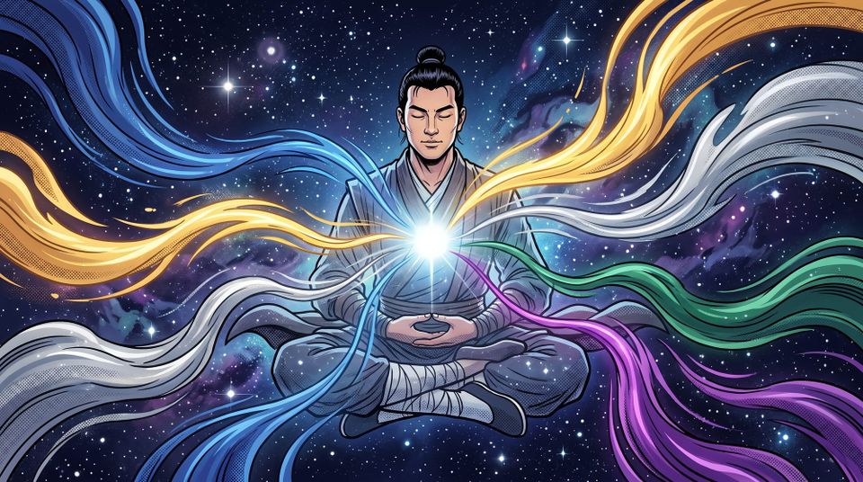 Observing life sound meditation.