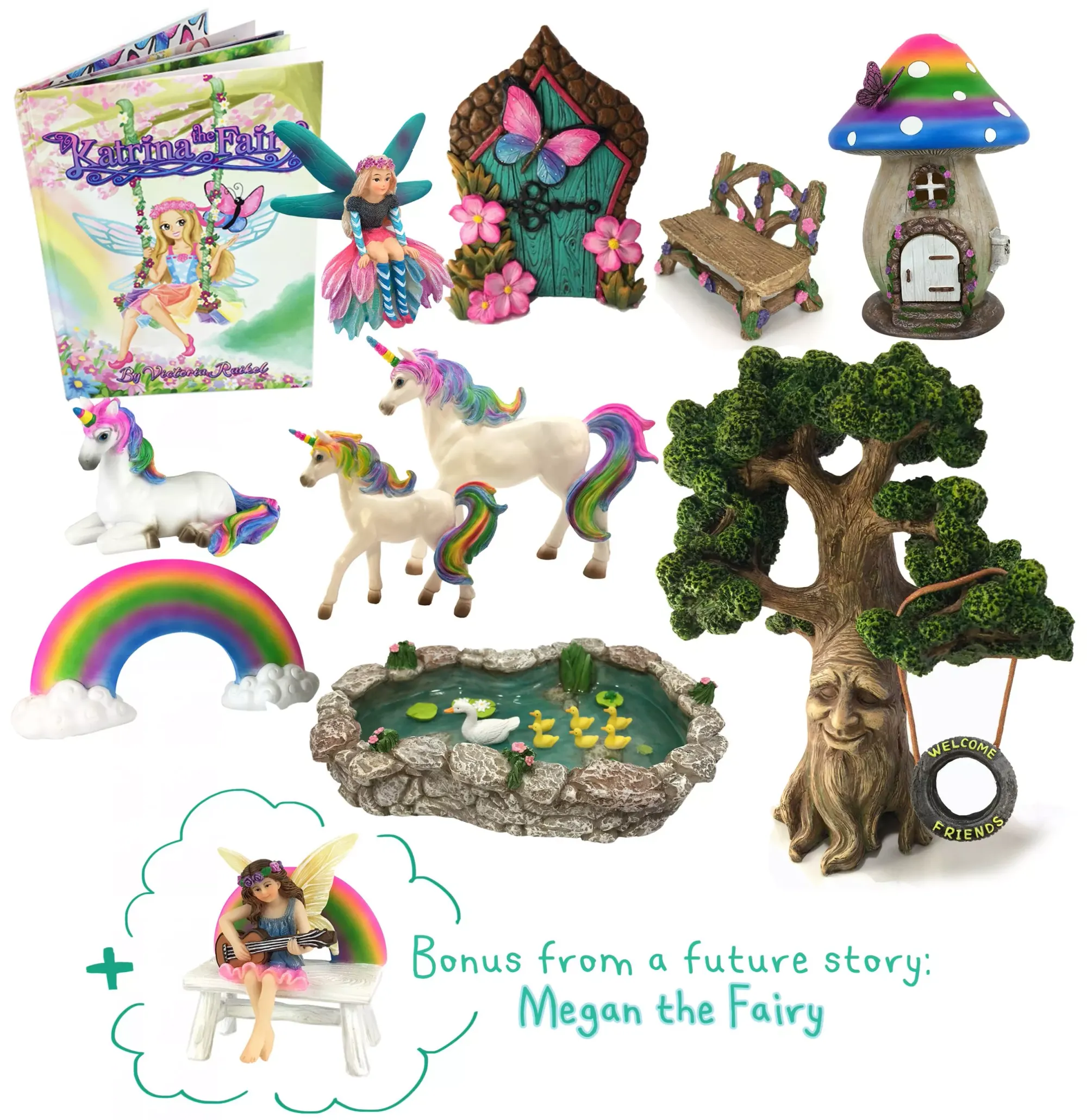 Rainbows and Unicorns - 12 Piece Set-cover