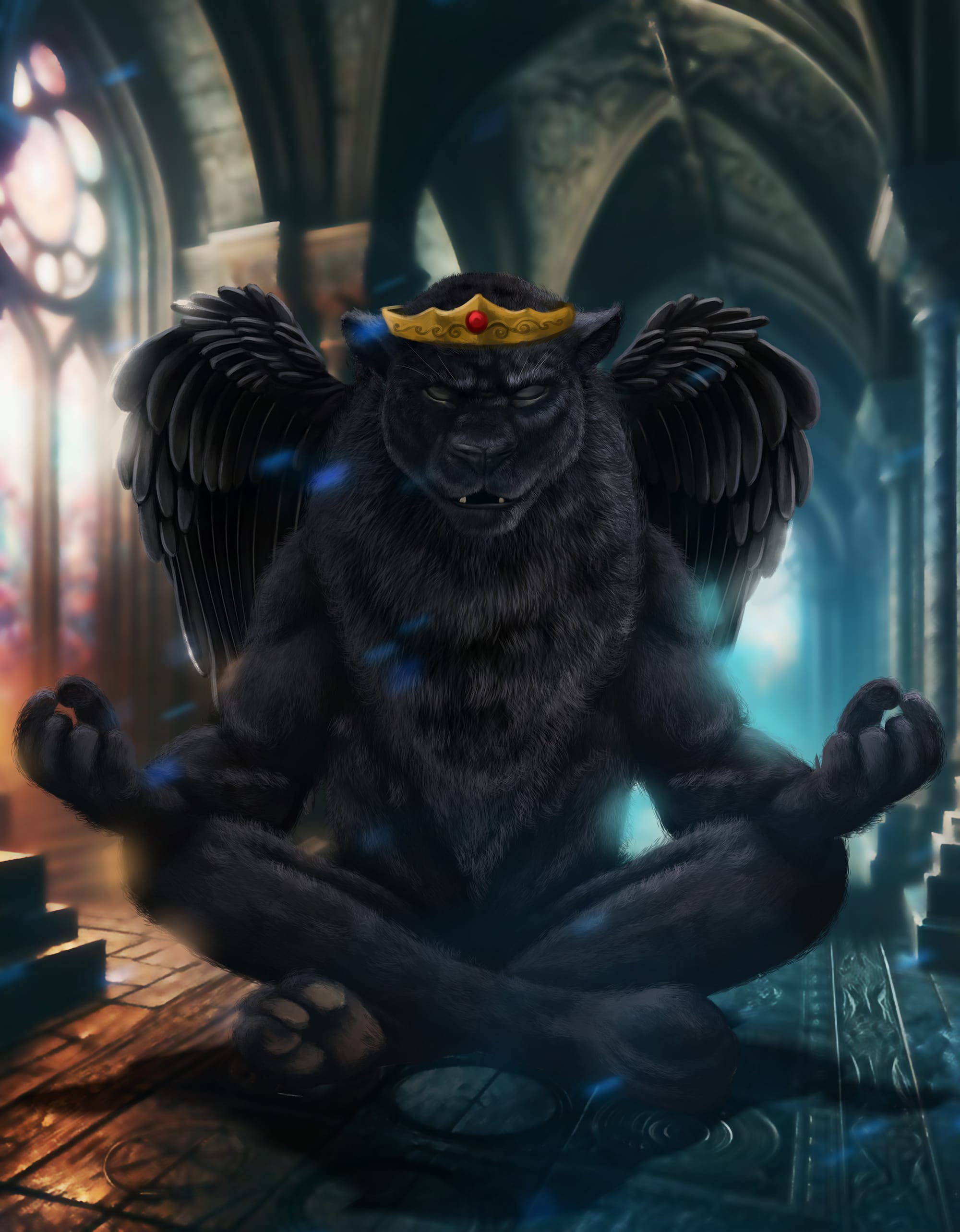 His Majesty is Meditating-cover
