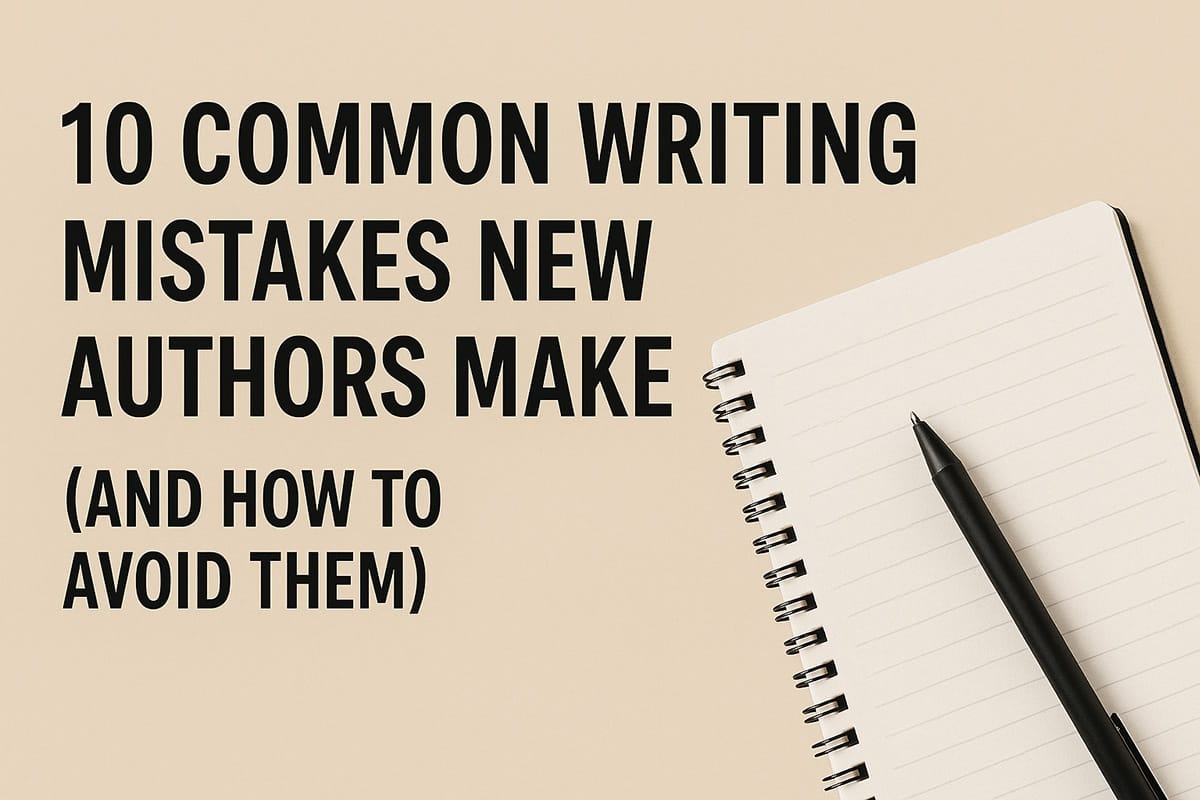 10 Common Writing Mistakes New Authors Make (And How to Avoid Them)