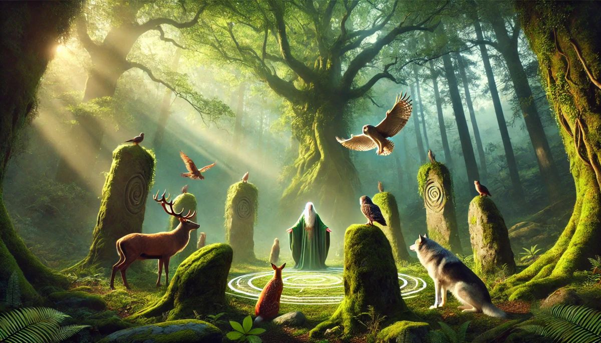 The Druid's Circle: An Exploration of Human-Animal Communication and Natural Harmony
