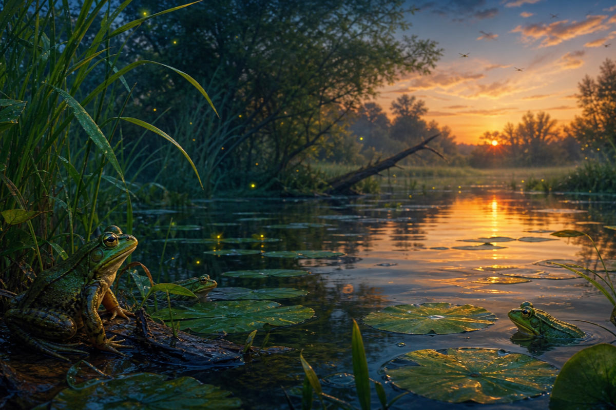 How Frogs Tell Us a Wetland Is Alive