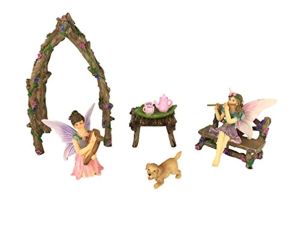 Musical Sisters Fairy Garden        7 Piece Set-cover