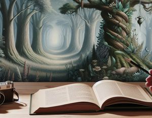 The Whispering Leaves: Exploring the Profound Significance of Enchanted Forests and Magical Trees in Children's Fantasy Literature-cover