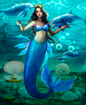 The Mermaid - Kingdom of Meridien, Sea of Azar.-cover