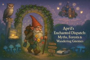 🌿✨ The Enchanted April Roundup: Myths Unveiled, Gnomes Unleashed & Story Seeds Planted! 📚🌸-cover
