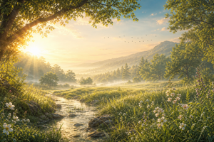 The Quiet Beauty of Summer Mornings in Nature-cover