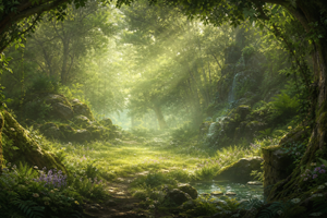 Forest Glades in Fantasy Stories: Light, Secrecy, and Transformation-cover