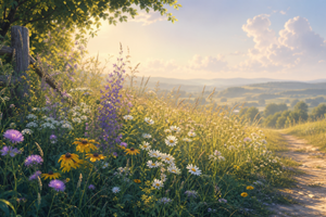 Wildflowers at the Edge of Summer-cover