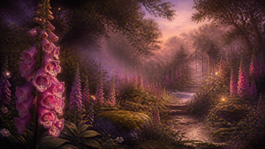 Foxgloves in Folklore and Fantasy Gardens-cover