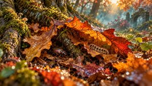 Fallen Leaves and the Wildlife Sheltering Beneath Them-cover