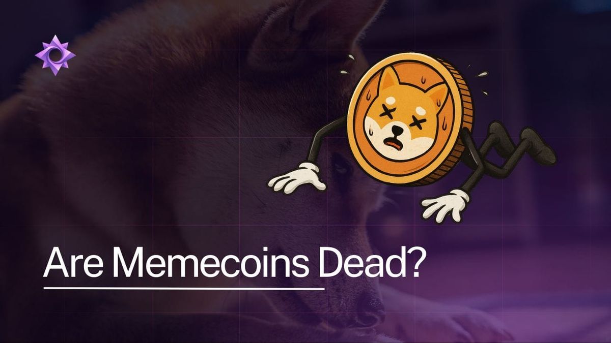 graphic for the article Are Memecoins Dead?
