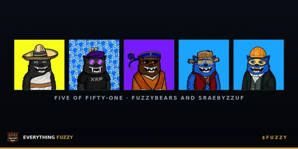 The Fuzzy bear on a dark banner reading What $FUZZY Actually Is