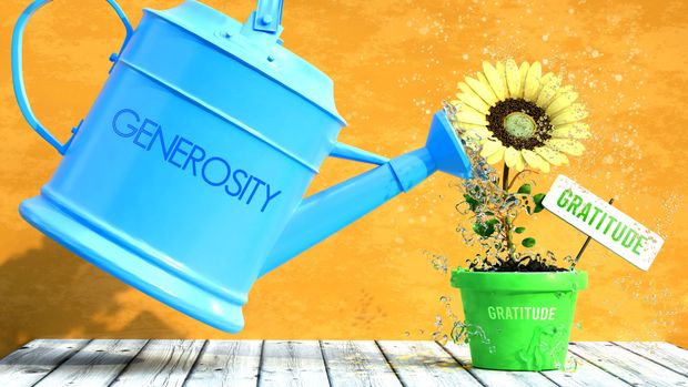 Generosity is an act of trust