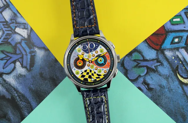 The Crazy Eyes Chrono Feels Like Gustav Klimt Designed a Watch Past Midnight