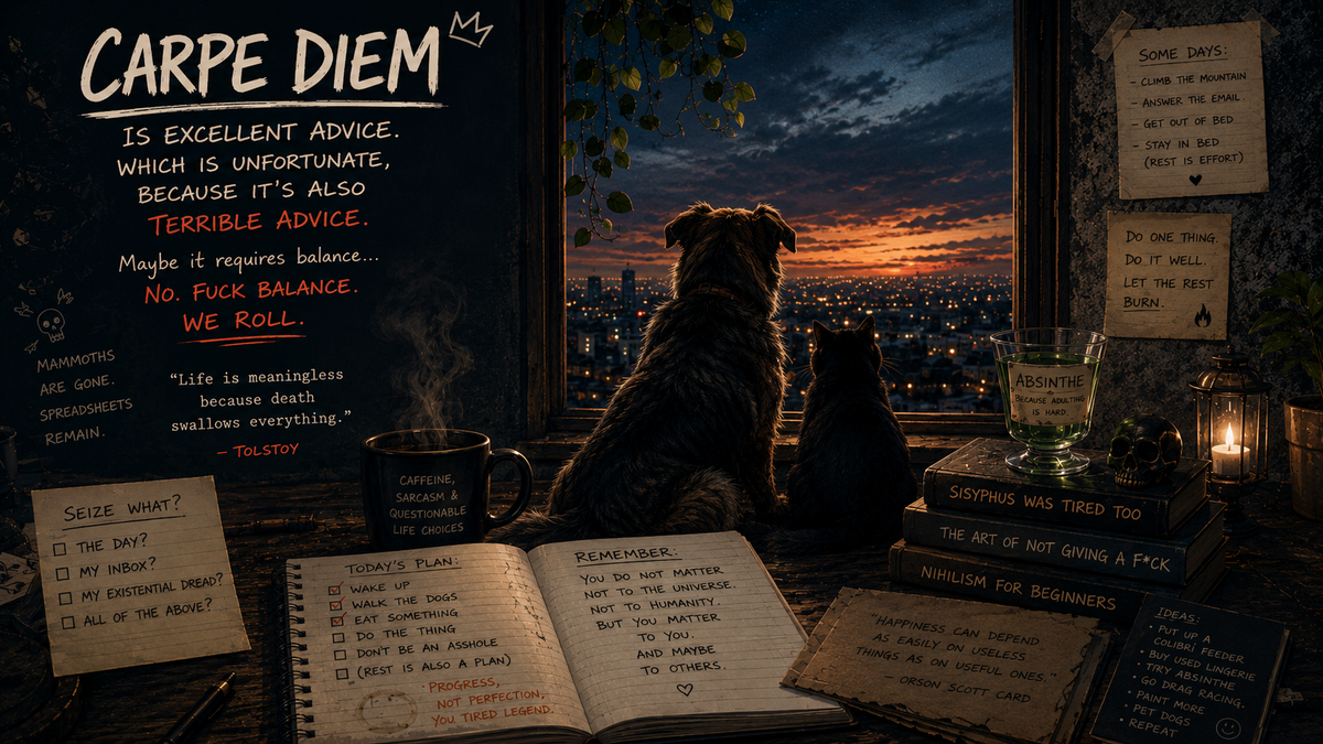The trap of carpe diem