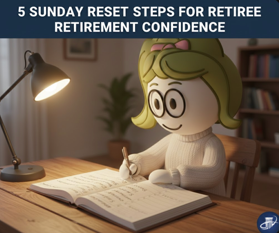 Pinterest pin: Weekly financial habit guide for women showing how five minutes builds lasting money confidence