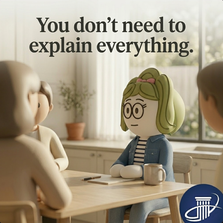 When You Stop Explaining Yourself, Things Get Clearer
