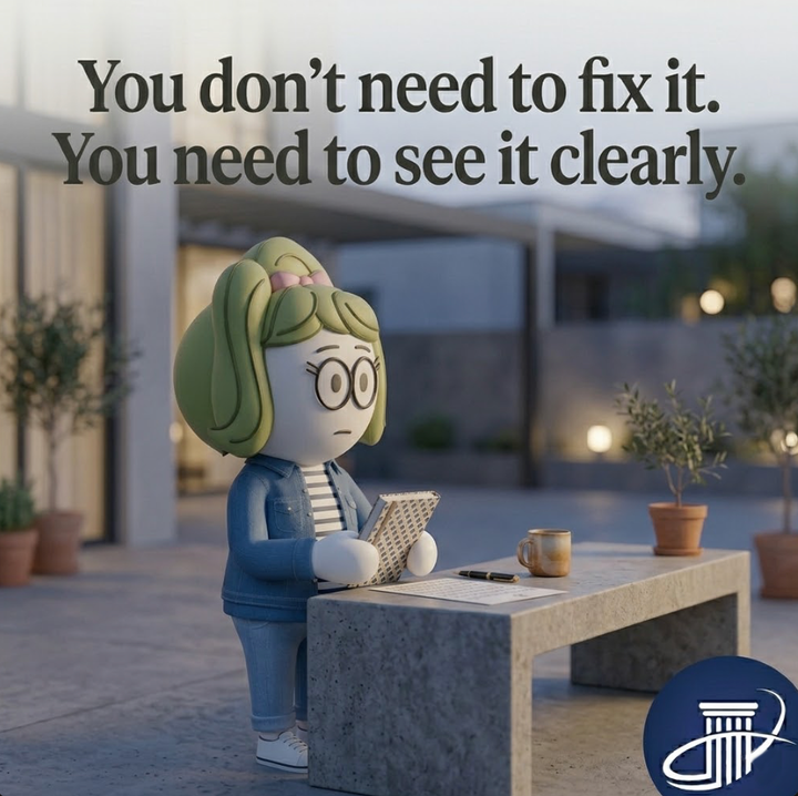 You Don't Need to Fix It — You Need to See It Clearly