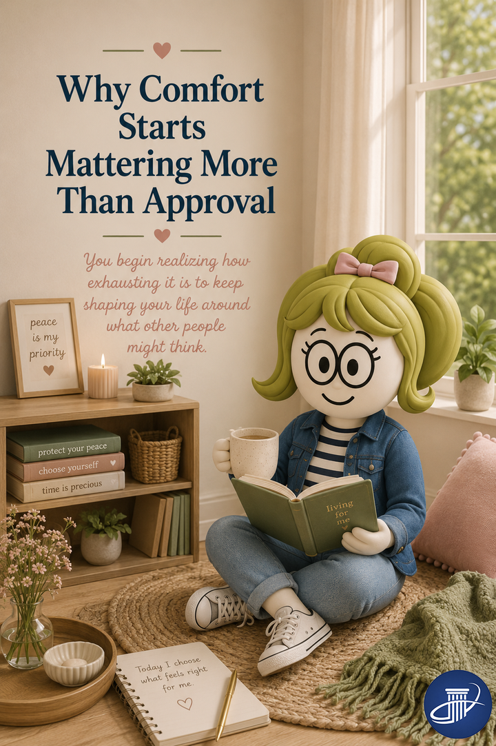 Why Comfort Starts Mattering More Than Approval