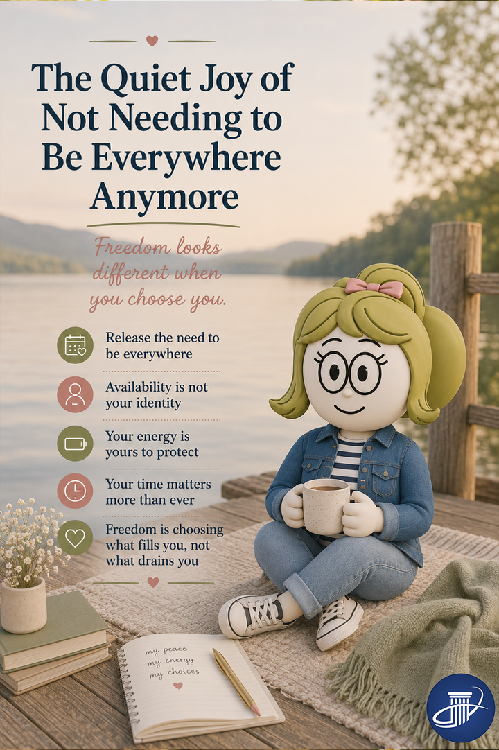 The Quiet Joy of Not Needing to Be Everywhere Anymore