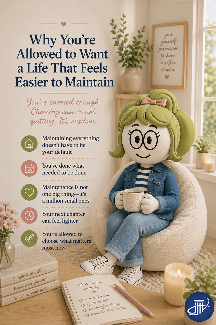 Why You’re Allowed to Want a Life That Feels Easier to Maintain