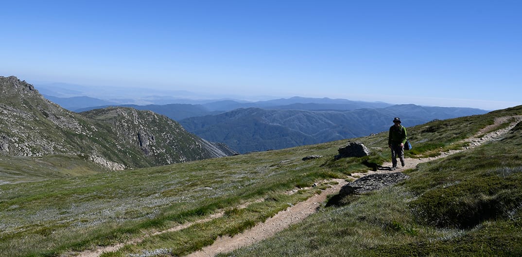The track near Lake Albina.