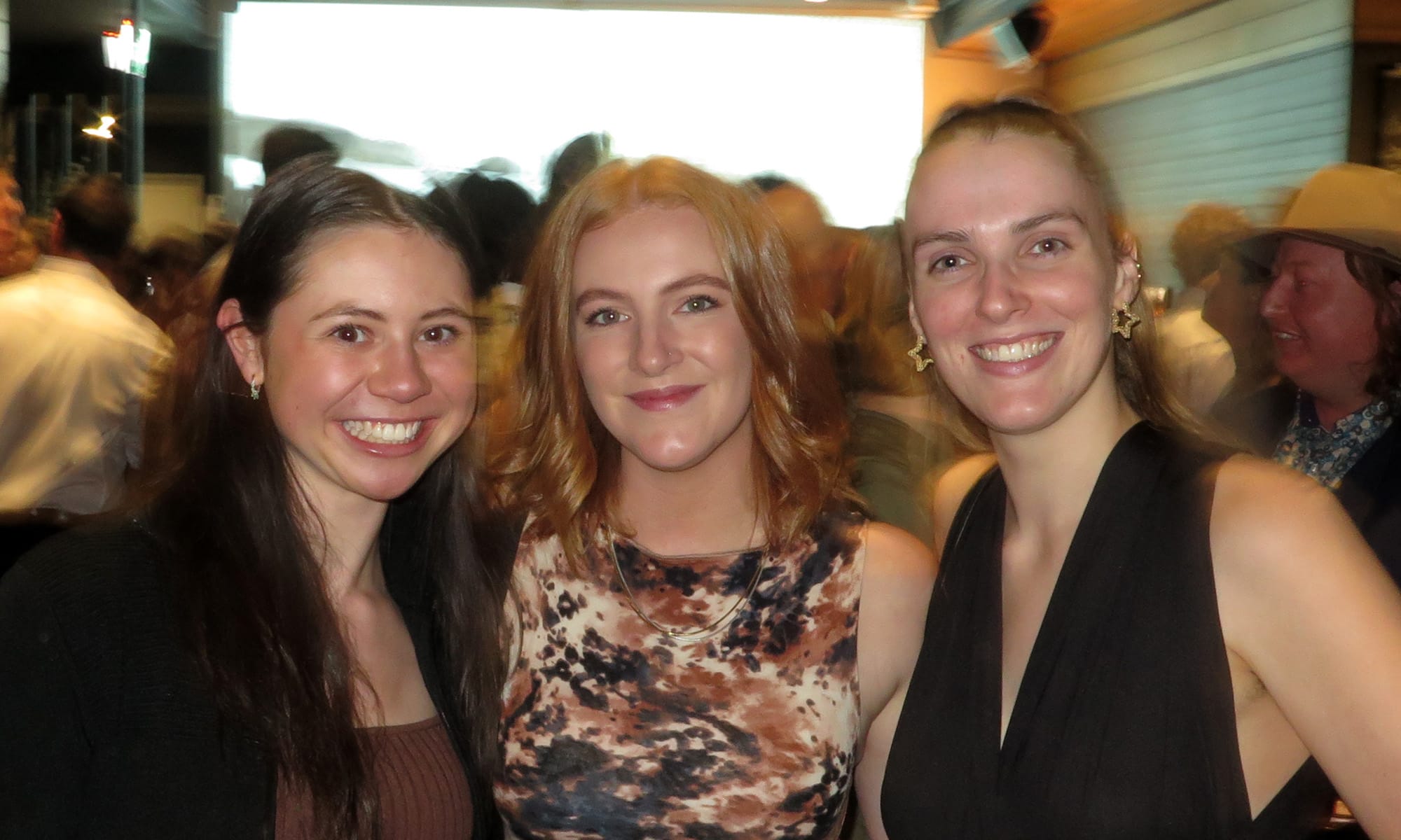 FRIENDS: Sienna Sheppard (left) Sharon Houghton and Bridget Cleary. 