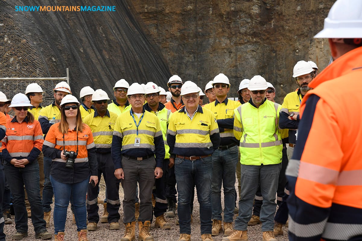 Future Generation Project Director Antonio Betti (middle) with staff.