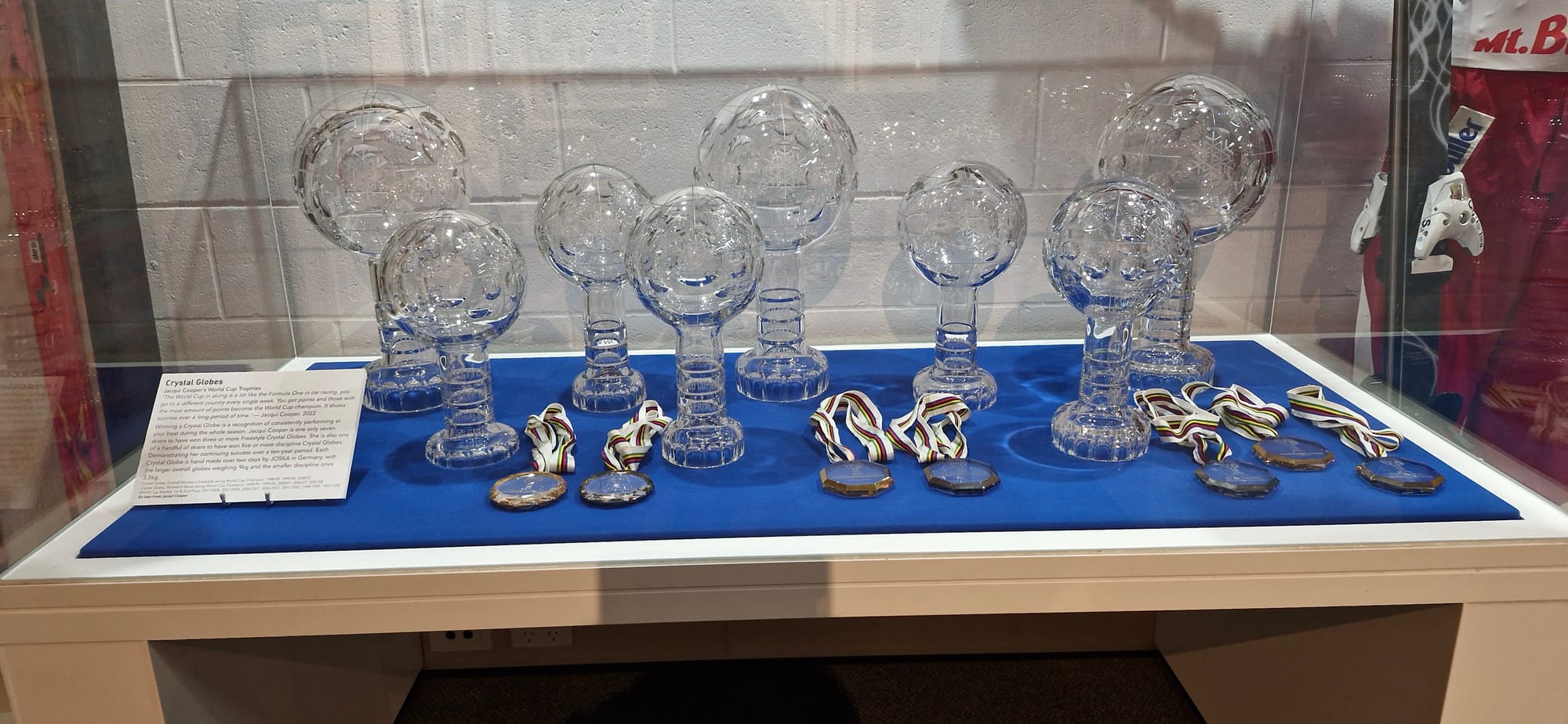 SPECIAL DISPLAYS: Jackie Cooper's Crustal Globes have a special space at the museum - visit and read her story.