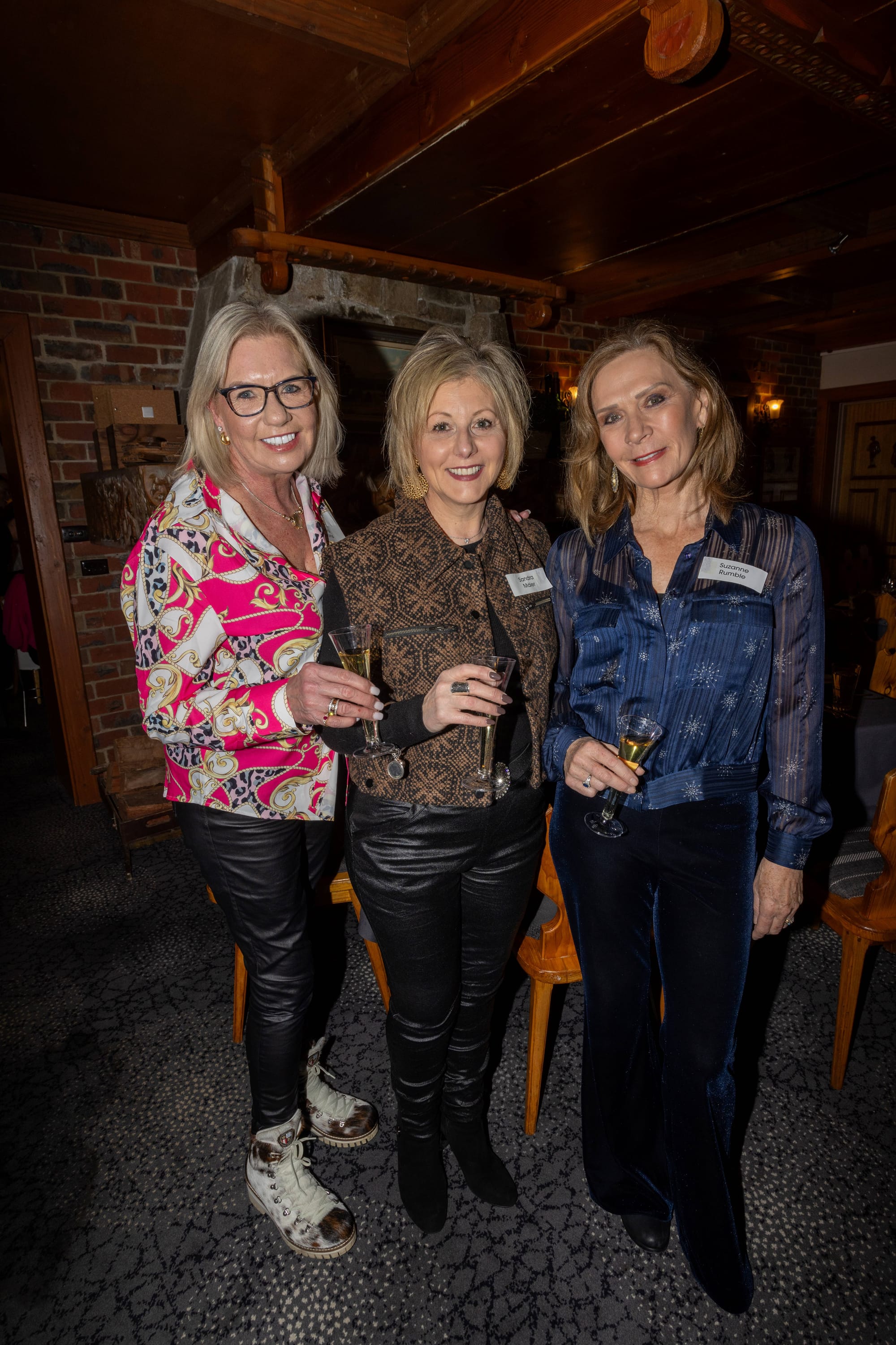 SNOW SISTERS: The founders Sonia Evans (left), Sandra Maier and Suzanne Rumble celebrate their success. PHOTO: Supplied