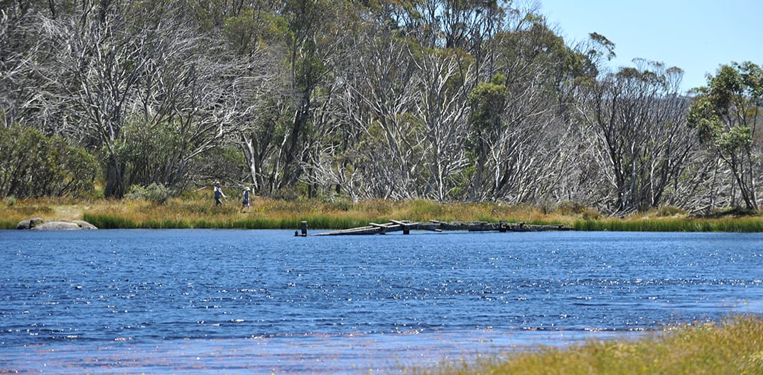 The cool waters of Rainbow Lake