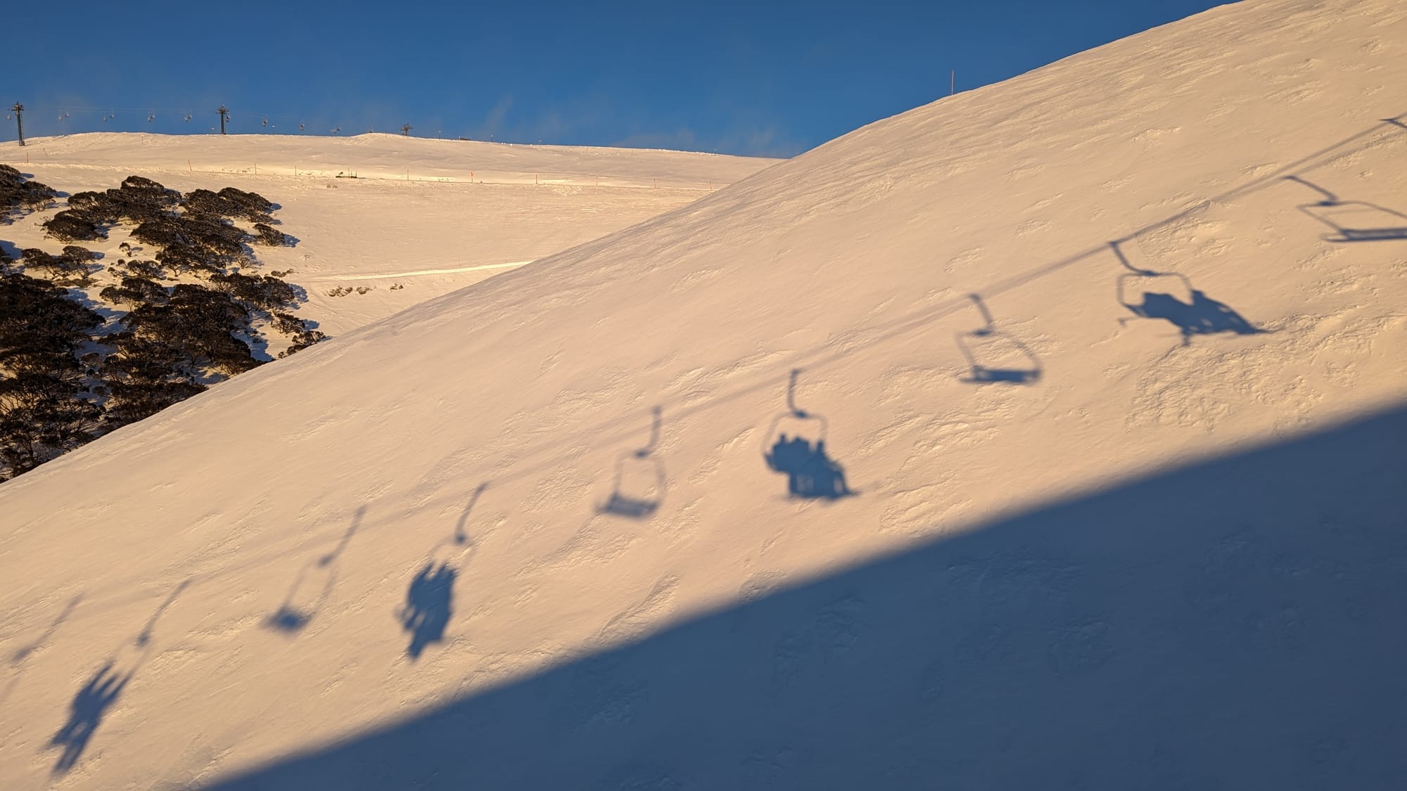 STRIKING: The glow of sunrise on Purgatory Spur in Heavenly Valley. PHOTO:  Powderhounds.com