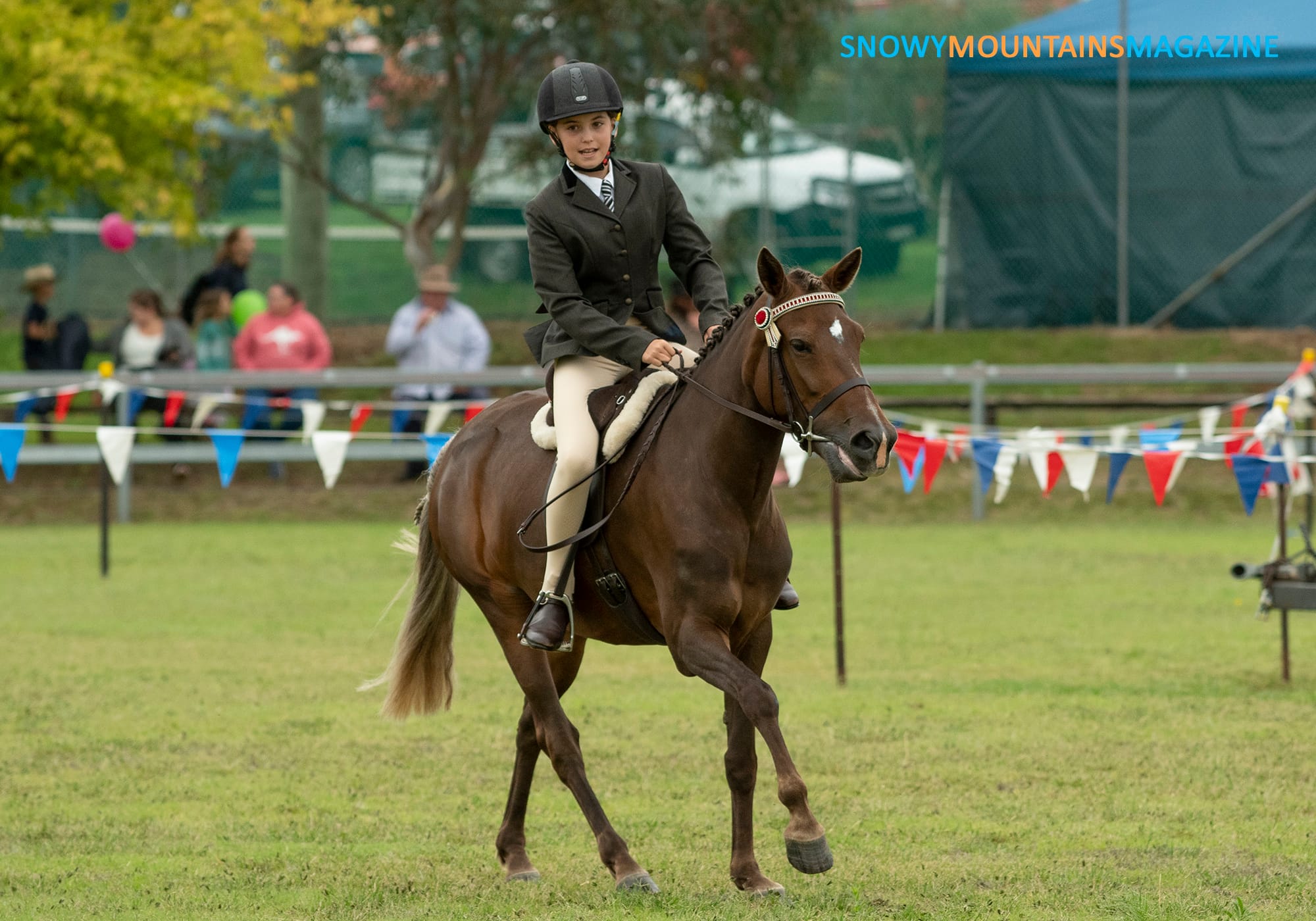 Hallie Cowdroy from Kingfisher Park in Cobargo riding Zibbibo.