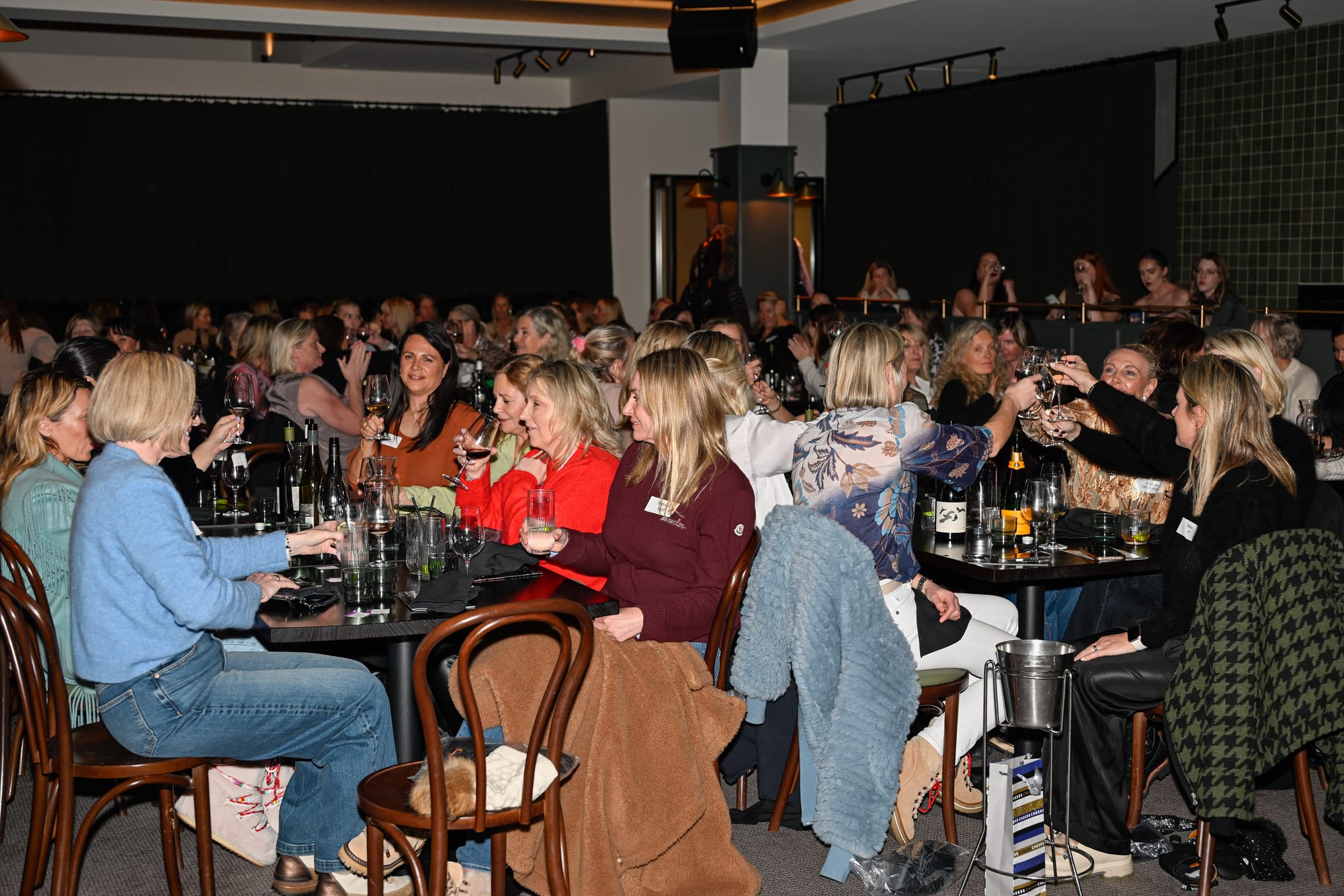 FULL HOUSE: It was all seats taken at the annual Snow Sisters dinner.